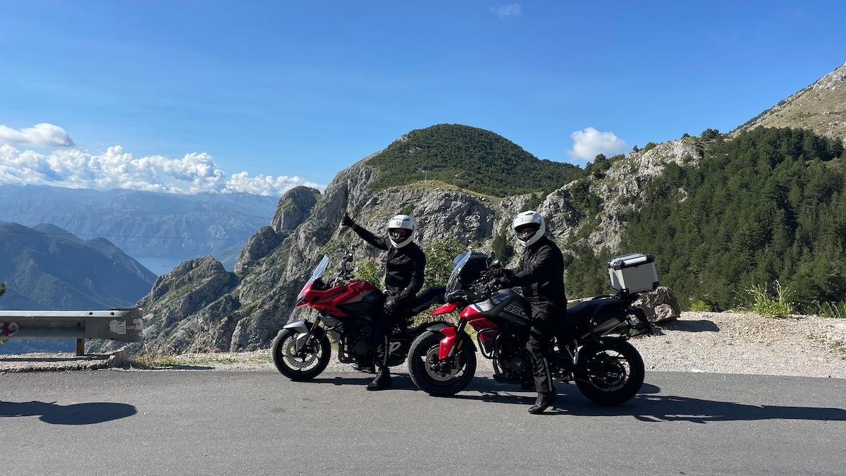 Triumph tour ride montenegro